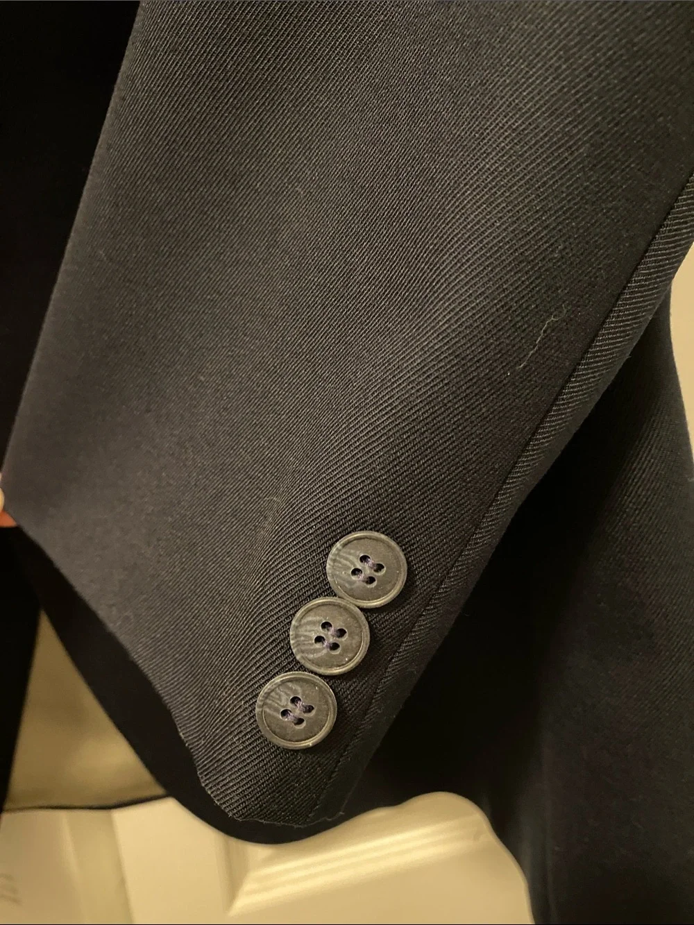 Pierre Cardin Dark Navy Two-Button Sport Coat